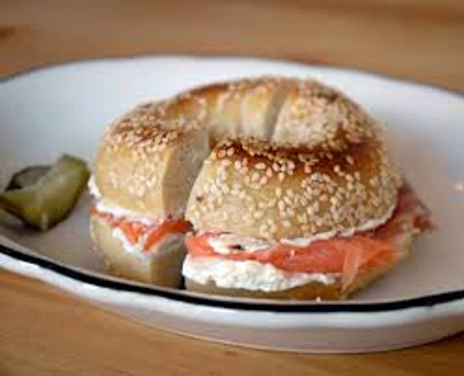 cream cheese and lox